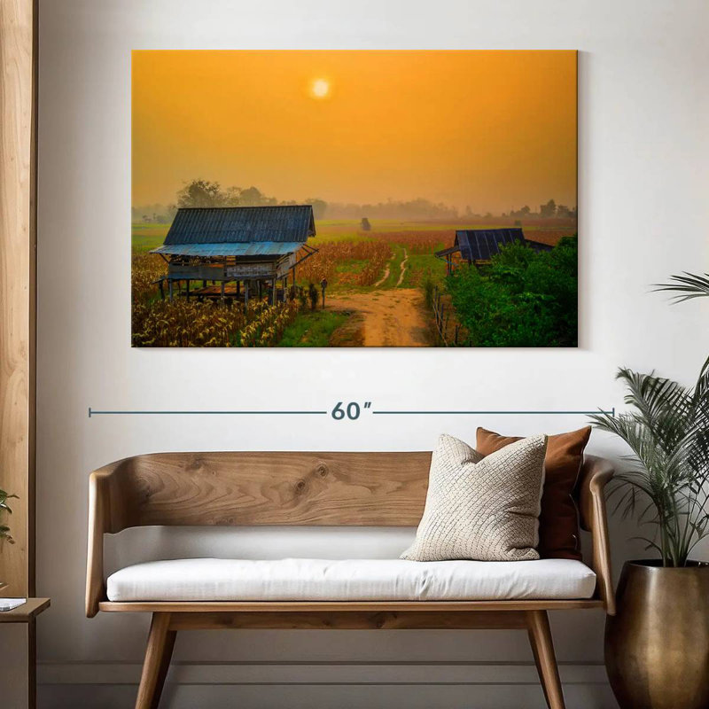 Alvord, coucher de soleil en Thaïlande, H 34 po x l 51 po