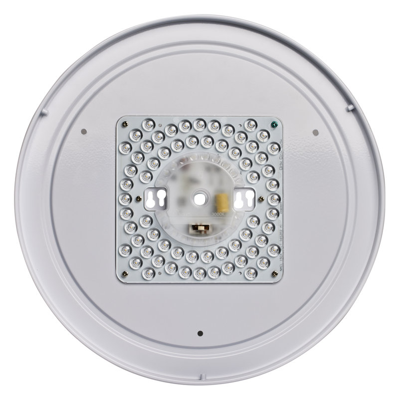 Armande Single Light Fabric Led Flush Mount & Reviews 