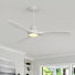 Ventilateur de plafond à intensité variable 52 po avec lumières DEL et télécommande 3 couleurs 6 vitesses Karlena