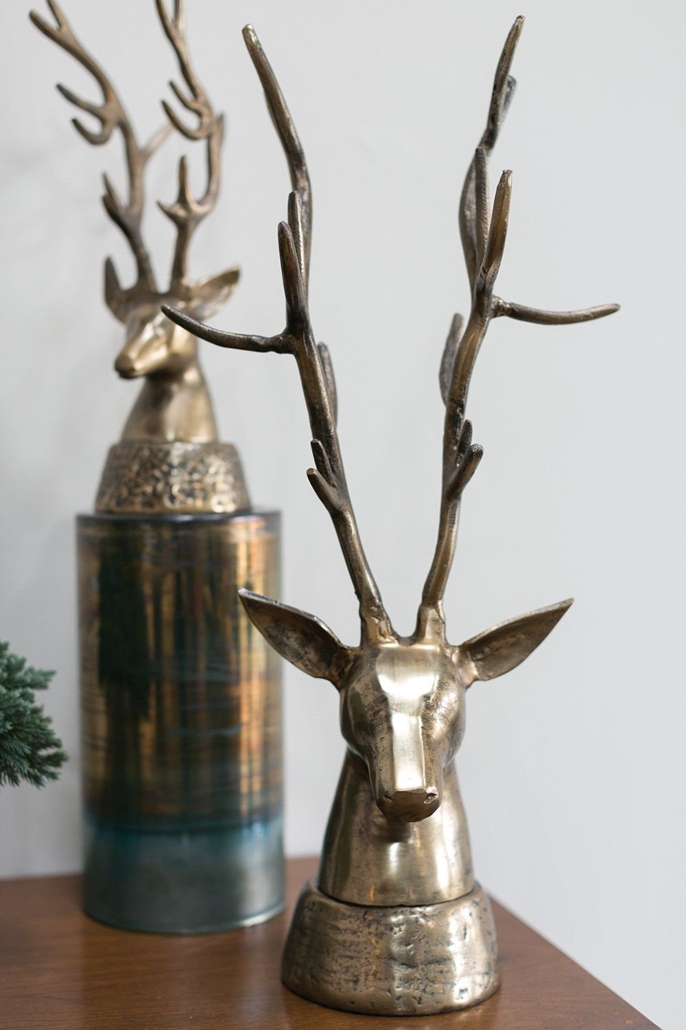 Deer Head Holiday Accent