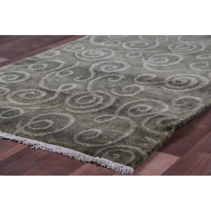 Metropolitan Wool Abstract Area Rug, Runner 2'6" x 12'