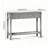 Narrow Wooden Console Table with Drawers and Storage Shelf, Perfect for Entryway, Hallway, and Living Room Decor in Black