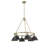 Felda 6 - Light Steel Dimmable Cone Chandelier-99998920-99998913