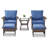 Malaree Wicker 2 - Person Patio Conversation Set with Cushions-1422536961
