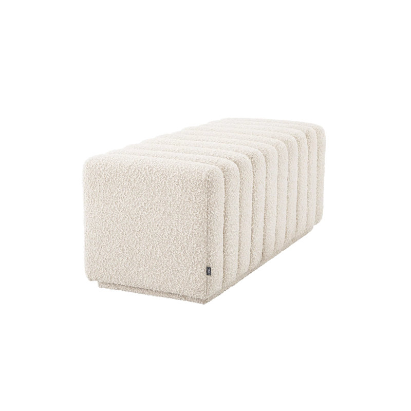 Bente Upholstered Bench, Beige