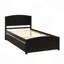 Lit plateforme simple avec lit gigogne