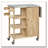 Foldable Outdoor Kitchen Island Patio Kitchen Island Outdoor Kitchen Cart Portable Prep Station with Lockable Wheels-124448395