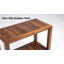 Banc de douche en teck de 24 po de largeur