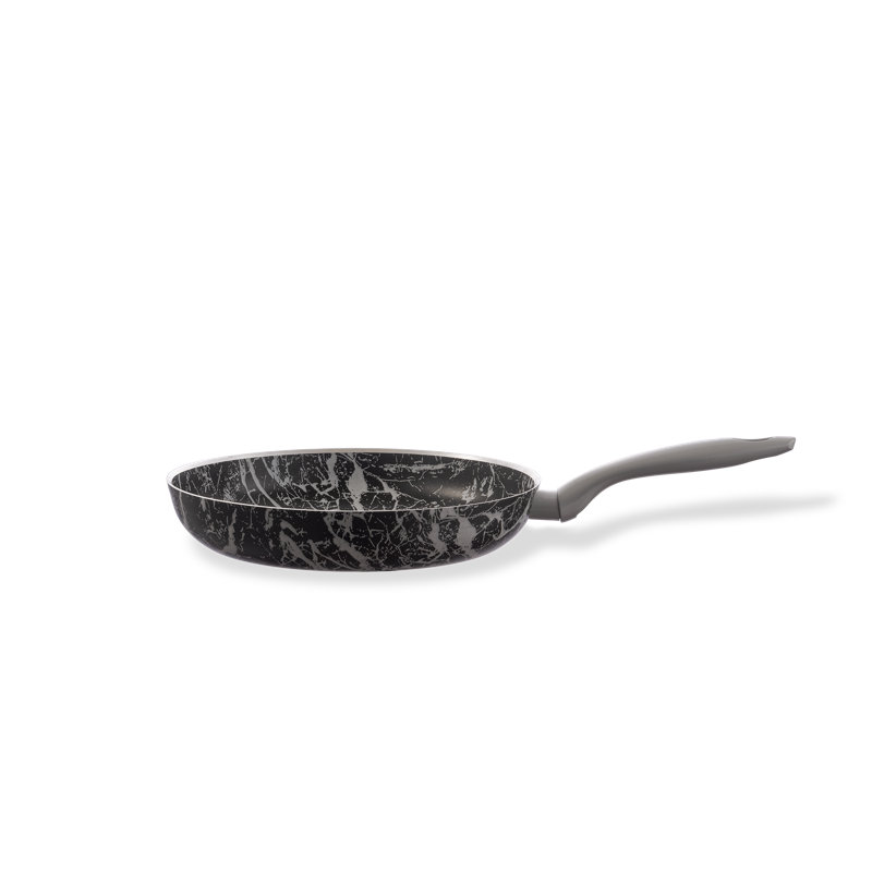 Moton Aluminum Non-Stick Frying Pan, 24 cm, Black Marble