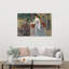 Cafe Concert, 1879 Impressionist Abstract Contemporary Architecture Wall Art Print - Print-1287338807