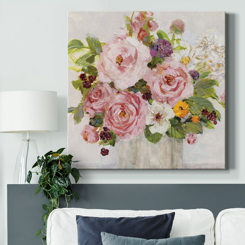 Becoming Blush I-Premium Gallery Wrapped Canvas - Ready To Hang - Wrapped Canvas Print, 40" H x 40" W x 1.5" D