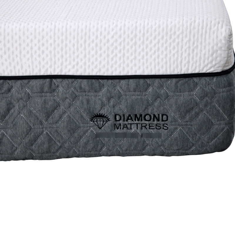 Matelas simple en mousse viscoélastique graphène 12 po - ferme, blanc pour une nuit apaisante, ferme et bonne nuit de sommeil