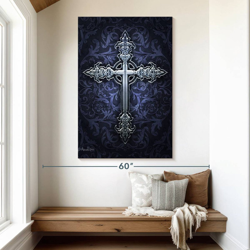 Kelan Gothic Cross, 51" H x 34" W