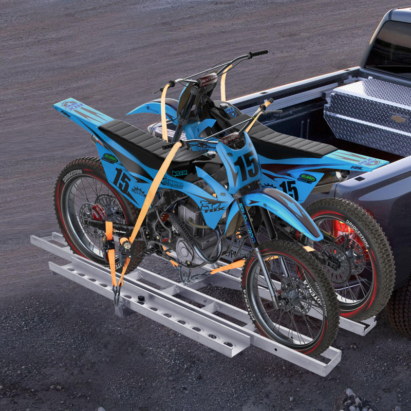 Porte-motocyclette Scooter Dirt Bike Hitch Mount 600LBS Ramp Hauler