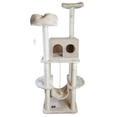 Arbre à chat 76" à fourrure casita