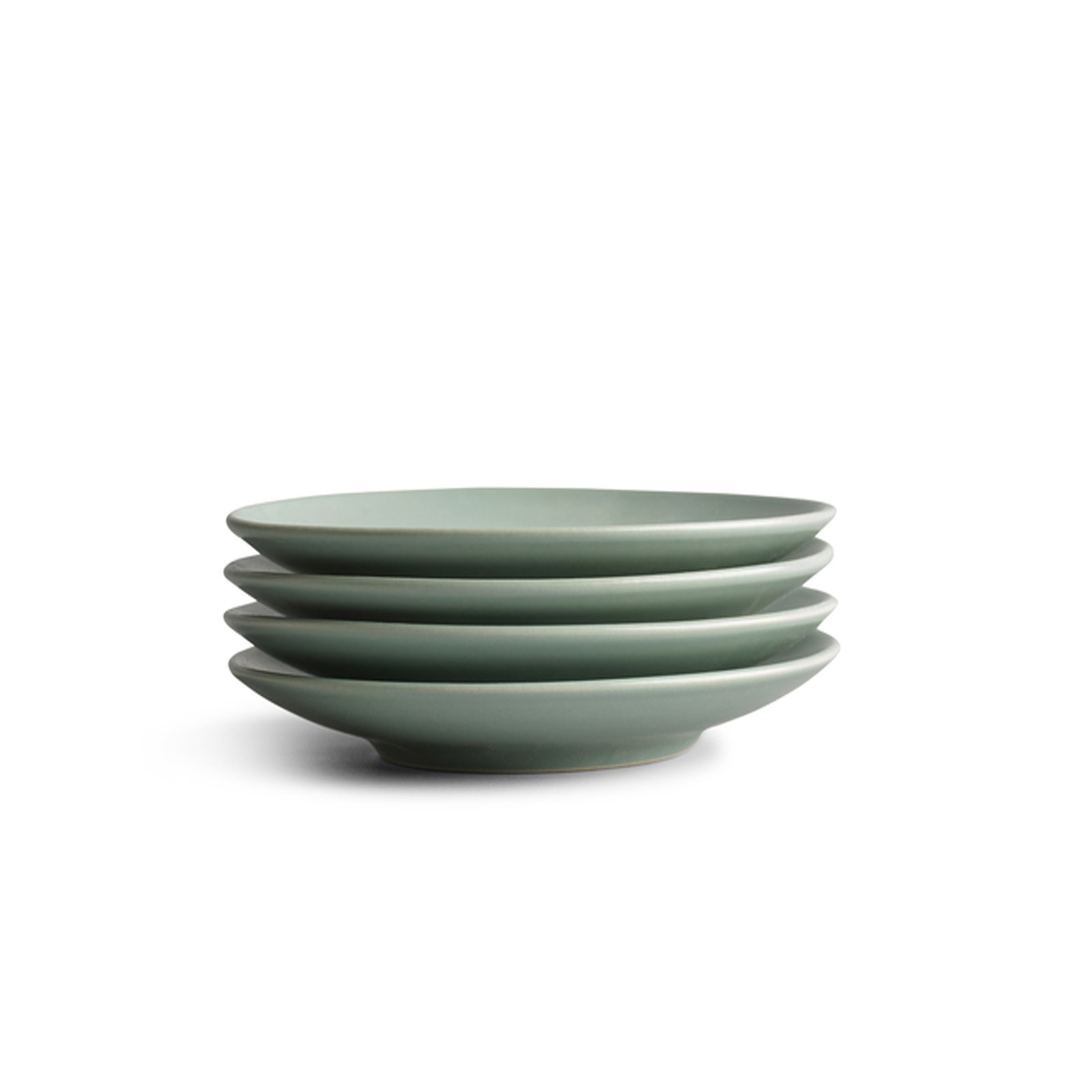 Year & Day Ceramic Treat Plates, Green
