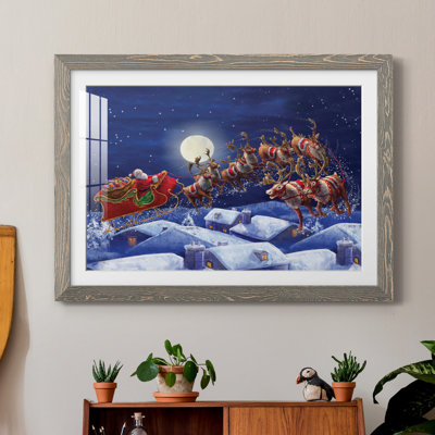 Rooftop Ride - Reproduction d'art graphique sur papier encadré