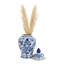 Grand pot Classic Chinoiserie pour la décoration intérieure - Pot de table décoratif en céramique avec couvercle pour tablette et plateau de table - Bleu et blanc-2094735067