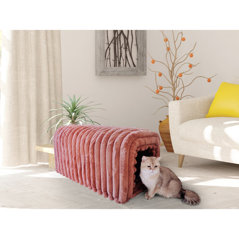 Rangement pour fournitures pour animaux de compagnie - Banc en velours côtelé et lapin, cachette pour chats, salon, chambre à coucher, vestibule, banc intérieur en arc avec et, cachette pour chat, fabrication
