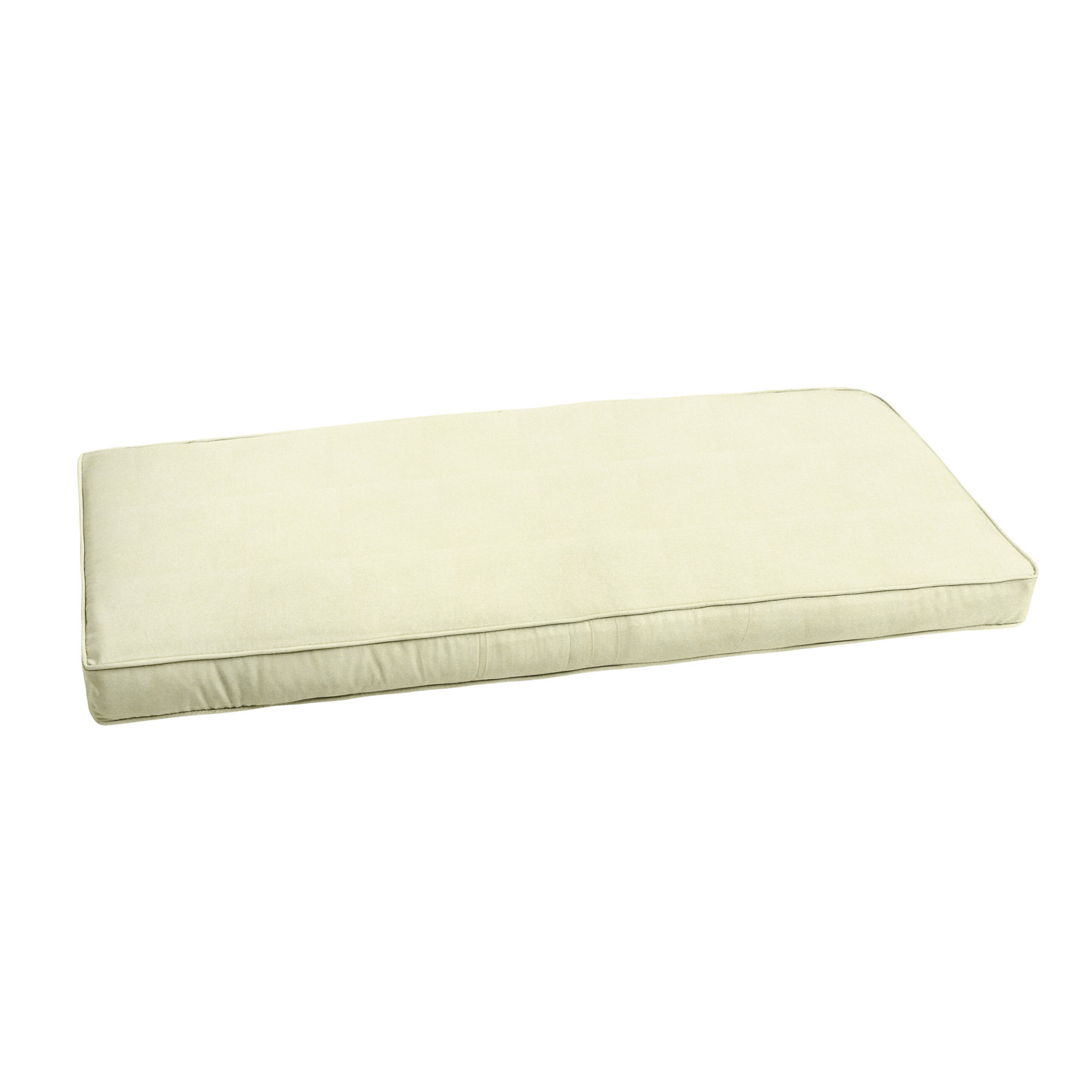 Sunbrella Outdoor Bench Cushion, 48" W x 19" D, Canvas Natural Sunbrella® Canvas