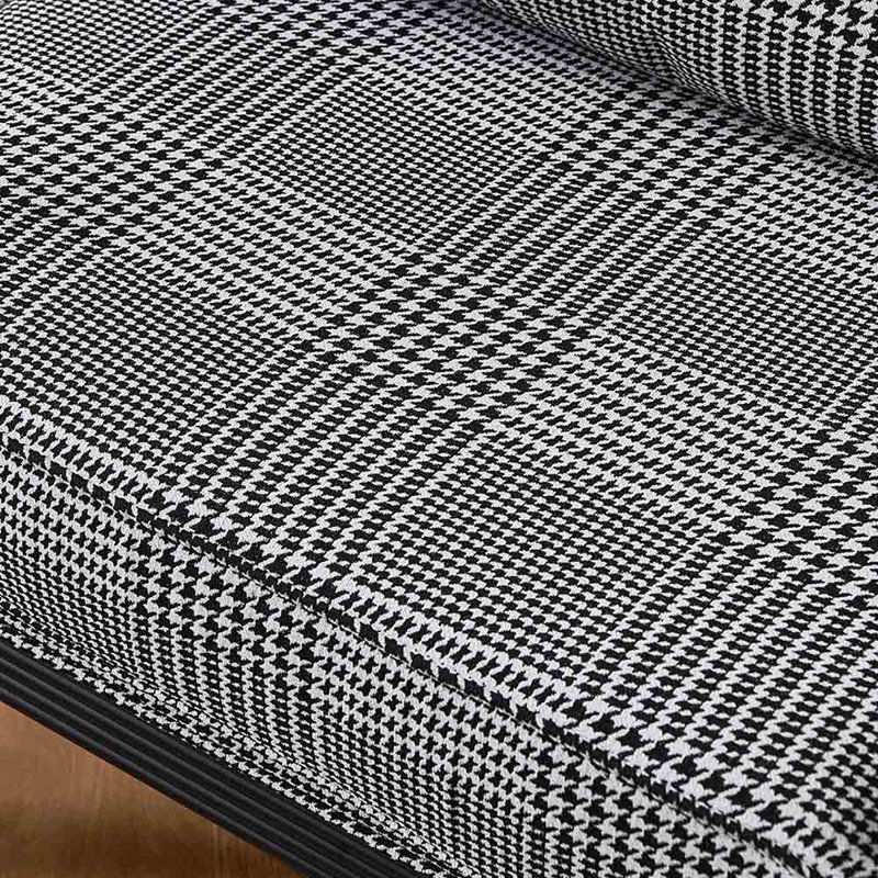 French Houndstooth Single Leisure Chair.
