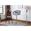 Tabouret de bar moderne capitonné et capitonné