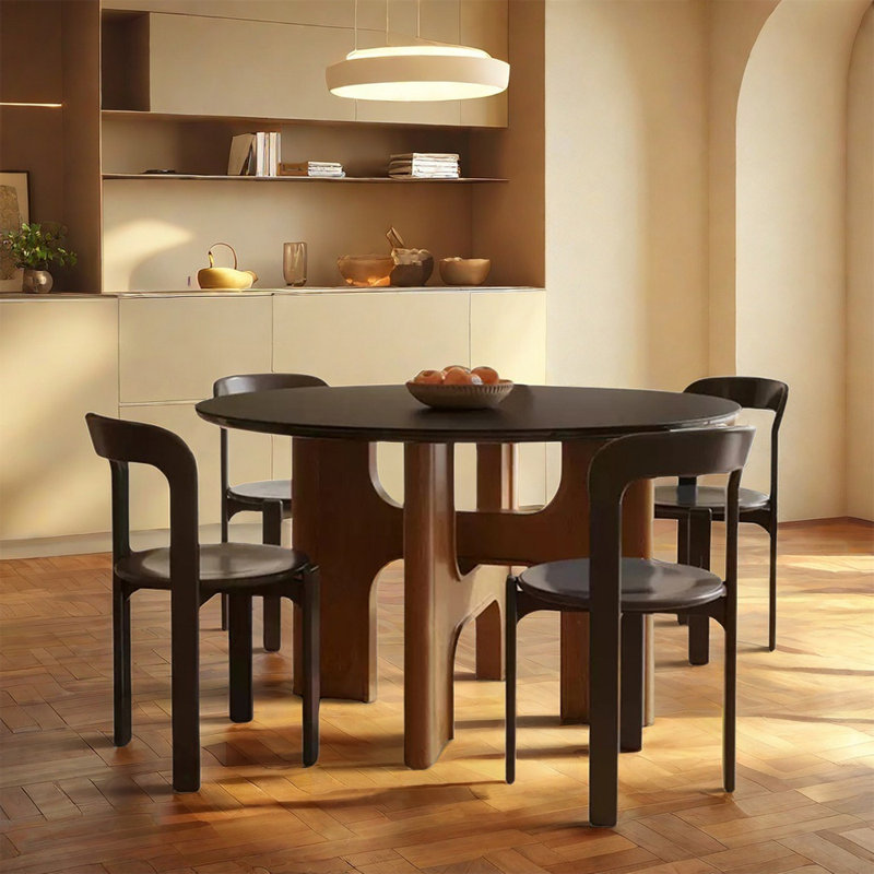 Ensembles de table de salle à manger style français, H 29,5 po x L 51,2 po x l 51,2 po