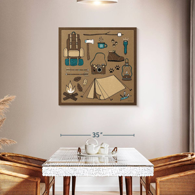 Senne The Great Outdoors II, 36" H x 36" W
