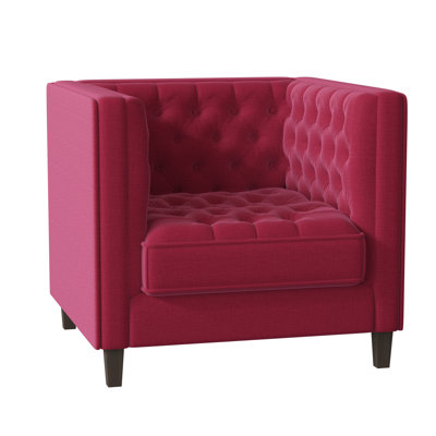 Fauteuil capitonné large de 36 po Jess