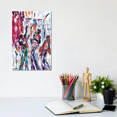 Musical Vibes 1 Piece Wrapped Canvas Painting