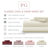 Classic Cool & Crisp 100% Cotton Percale 4-Piece Sheet Set-71013775-71013771