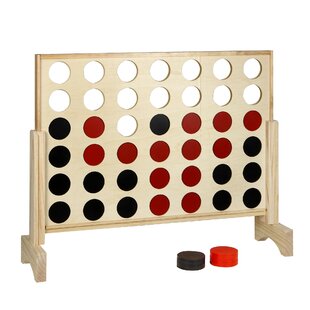Tic Tac Toe Game Board Classic Board Game for Giant Connect 4 game Indoor  Family Toys Set for Children/ Adults,Coffee Table Home Decor,5.9 X 5.9