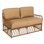 Cane Outdoor 2 - Seat Loveseat