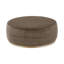 Repose-pieds rond moderne en velours de luxe avec base en métal-514761588