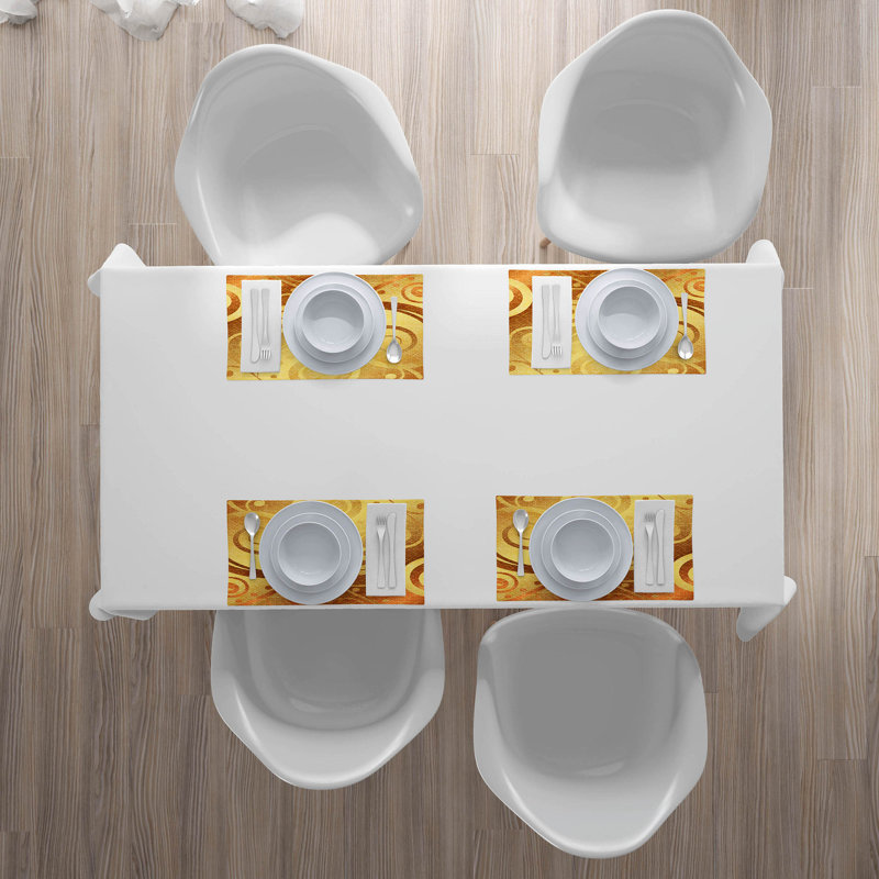 Polyester Abstract Rectangle Placemat