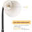 Evgeniya 58'' Satin Arched Floor Lamp