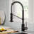 KRAUS Bolden Commercial Style 2-Function Single Handle Pull Down Kitchen Faucet-99355387
