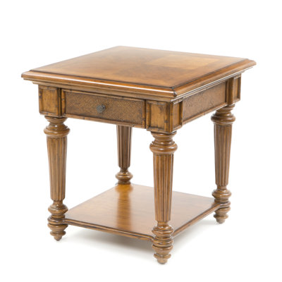 Island Estate Boca End Table with Storage