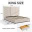 Extra-Tall Tufted Velvet Upholstered Platform Bed with Storage Drawers-1624956748-1624956750