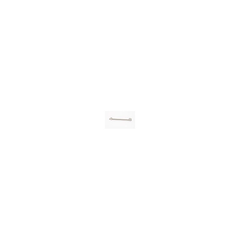 Embassy 24" Grab Bar, Polished Nickel,  3.25" H x 26.5" L x 3.1" D