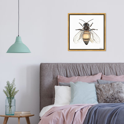 Animals Bee Insects  Graphic Art on Canvas