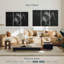 Ours brun monochrome sur toile 3 pièces-566179162