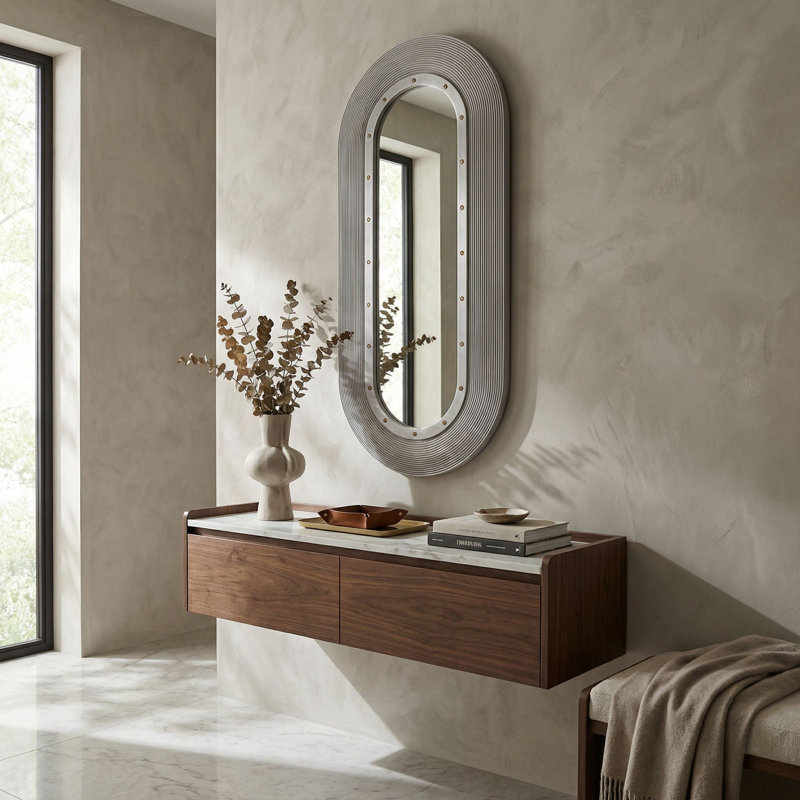 Luna Flat Wall Mirror