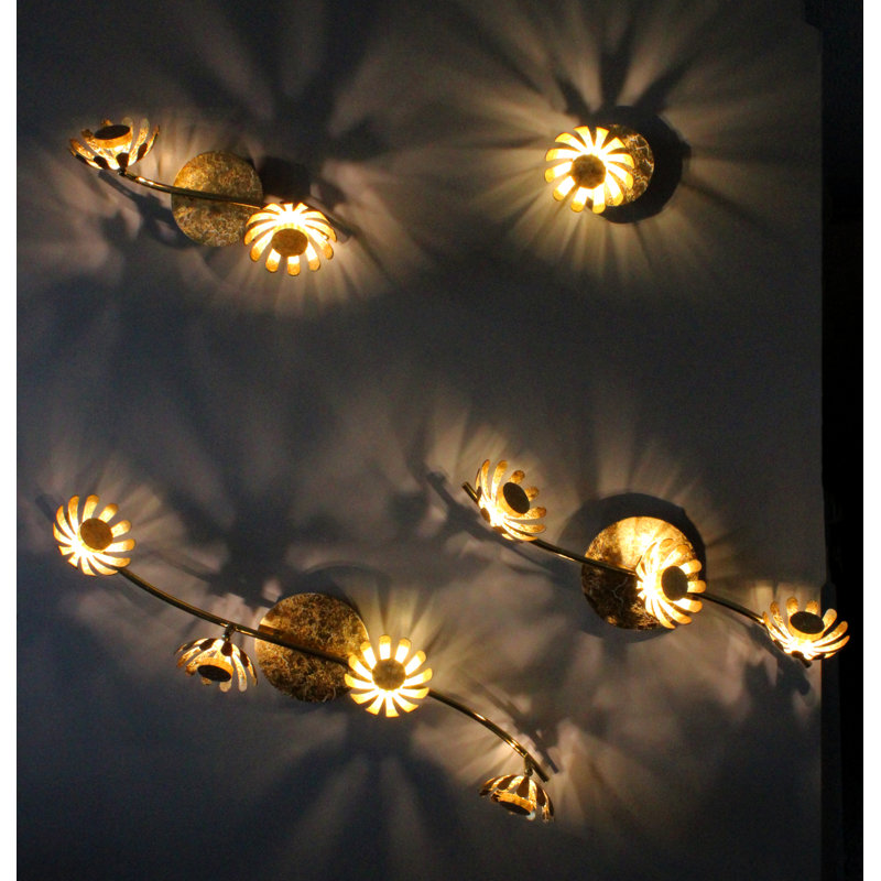 Leenhouts 70cm 4 -Light Track Kit, Gold