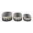Decorative Bone Inlay Storage Boxes with Lids - Handmade Oval Trinket Boxes for Elegant Organization - Set of 3.