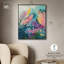 Toile abstraite abstraite avec art floral-110303011-110303009