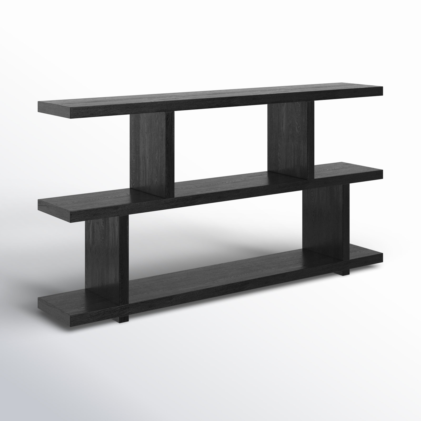 Annora 63" Bookcase, Black