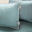 Housse de lit de jour réversible bleue, 6 pièces, taille simple, motif médaillon, avec housse, 3 taies décoratives et coussin décoratif, médaillon réversible, 12 x 18