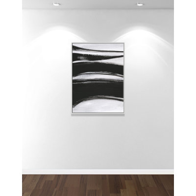 Bold Strokes - 1 - Floater Frame Print on Canvas