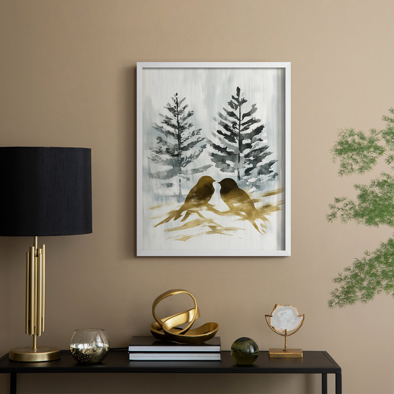 Reproduction encadrée - bois massif, H 11 po x l 9 po, Blanc
